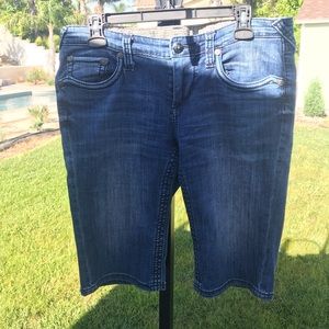 Denim Bermuda Shorts